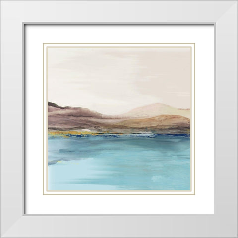 Feel Slow  White Modern Wood Framed Art Print with Double Matting by Pearce, Allison