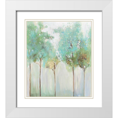 Enlightenment Forest I  White Modern Wood Framed Art Print with Double Matting by Pearce, Allison