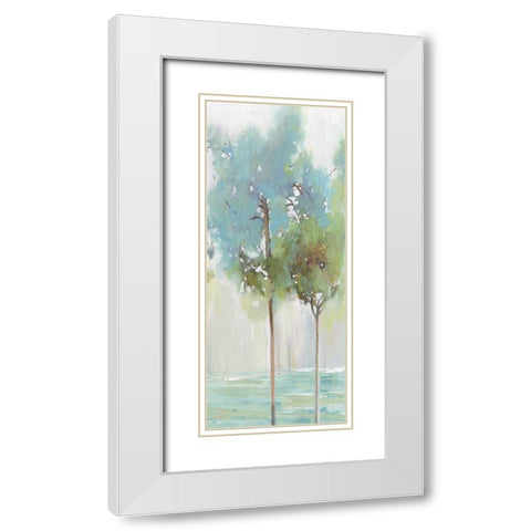 Enlightenment Forest II  White Modern Wood Framed Art Print with Double Matting by Pearce, Allison