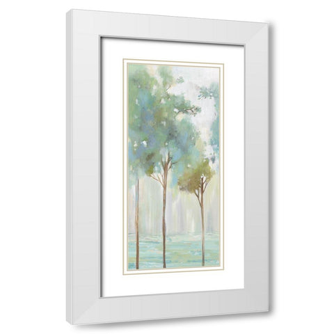 Enlightenment Forest III  White Modern Wood Framed Art Print with Double Matting by Pearce, Allison