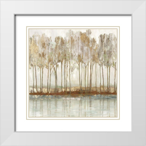 Lynn Peak I  White Modern Wood Framed Art Print with Double Matting by Pearce, Allison
