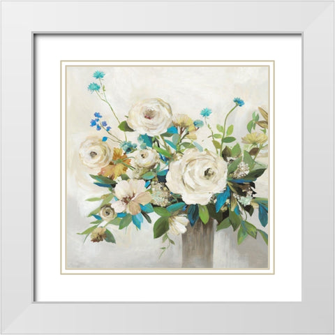 Gathering Clouds White Modern Wood Framed Art Print with Double Matting by Pearce, Allison