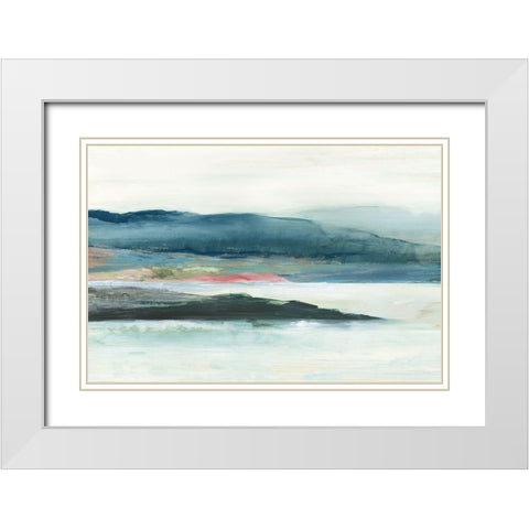 Peaceful Mind I White Modern Wood Framed Art Print with Double Matting by Pearce, Allison