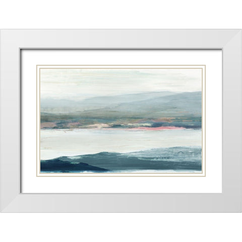 Peaceful Mind II White Modern Wood Framed Art Print with Double Matting by Pearce, Allison