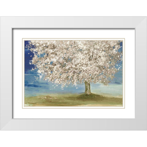 Silent Patience White Modern Wood Framed Art Print with Double Matting by Pearce, Allison