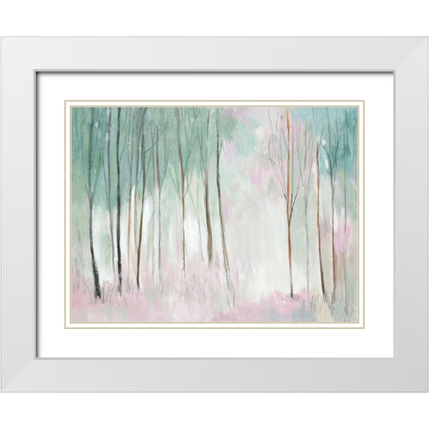Airy Dream White Modern Wood Framed Art Print with Double Matting by Pearce, Allison