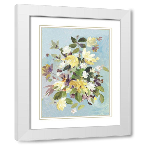 Simple Beauty I White Modern Wood Framed Art Print with Double Matting by Pearce, Allison