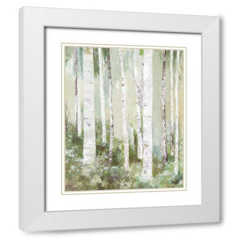 Quiet Beauty White Modern Wood Framed Art Print with Double Matting by Pearce, Allison