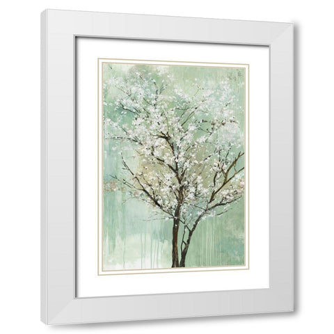Apple Grove II White Modern Wood Framed Art Print with Double Matting by Pearce, Allison