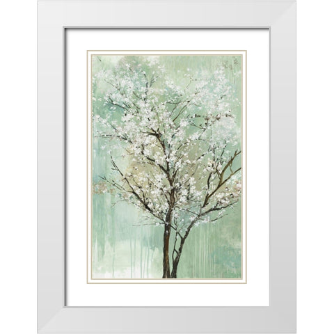 Apple Grove II White Modern Wood Framed Art Print with Double Matting by Pearce, Allison
