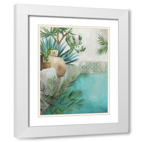 Desert Retreat I  White Modern Wood Framed Art Print with Double Matting by Pearce, Allison