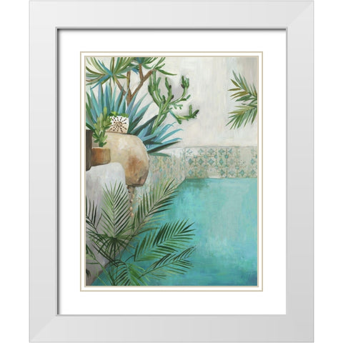 Desert Retreat I  White Modern Wood Framed Art Print with Double Matting by Pearce, Allison