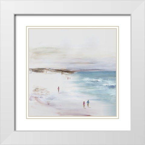 Summer Solitude II White Modern Wood Framed Art Print with Double Matting by Pearce, Allison
