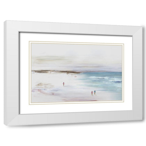 Summer Solitude III White Modern Wood Framed Art Print with Double Matting by Pearce, Allison