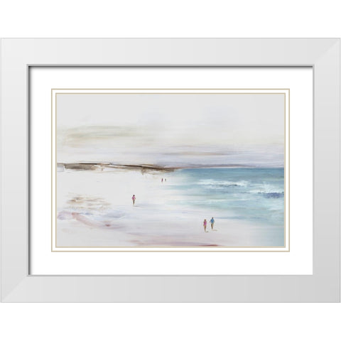 Summer Solitude III White Modern Wood Framed Art Print with Double Matting by Pearce, Allison