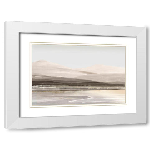 Mountain Peak  White Modern Wood Framed Art Print with Double Matting by Pearce, Allison