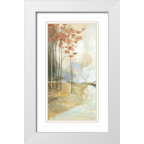 Path Home I  White Modern Wood Framed Art Print with Double Matting by Pearce, Allison