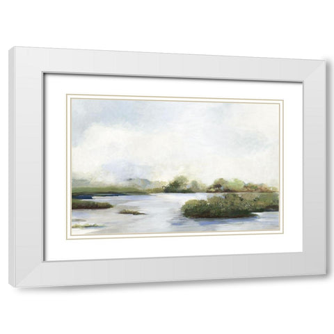 Wetlands  White Modern Wood Framed Art Print with Double Matting by Pearce, Allison