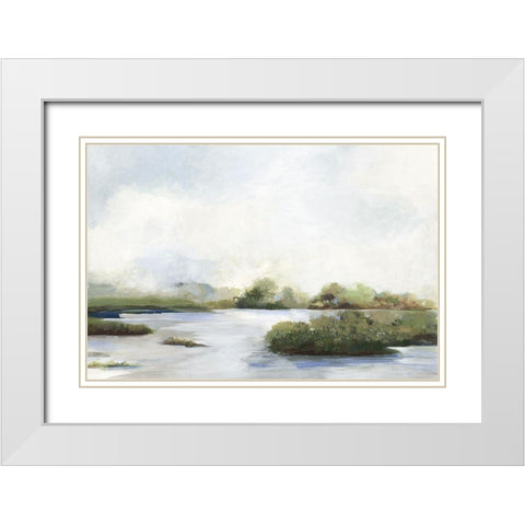 Wetlands  White Modern Wood Framed Art Print with Double Matting by Pearce, Allison