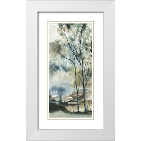 Forest Grove I  White Modern Wood Framed Art Print with Double Matting by Pearce, Allison