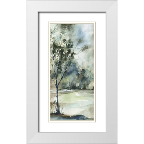 Forest Grove II White Modern Wood Framed Art Print with Double Matting by Pearce, Allison
