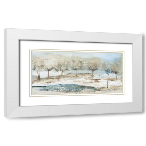 Serene Air  White Modern Wood Framed Art Print with Double Matting by Pearce, Allison