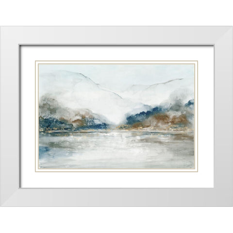 Mystic Sea  White Modern Wood Framed Art Print with Double Matting by Pearce, Allison