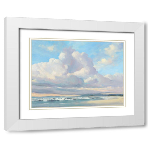 Pacific Coast White Modern Wood Framed Art Print with Double Matting by Molenaar, Pieter