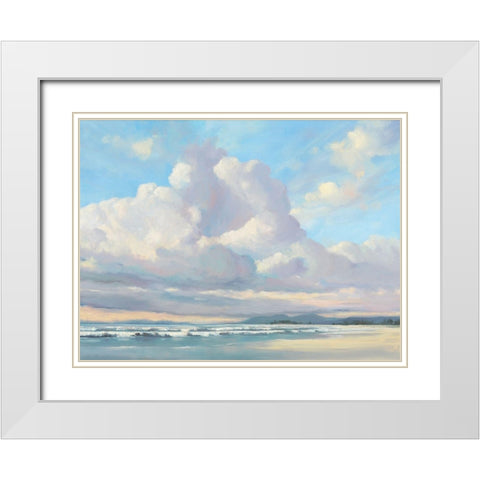 Pacific Coast White Modern Wood Framed Art Print with Double Matting by Molenaar, Pieter
