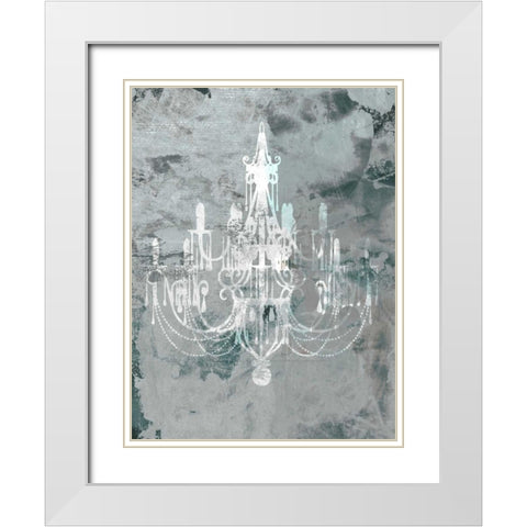 Bruges II White Modern Wood Framed Art Print with Double Matting by PI Studio