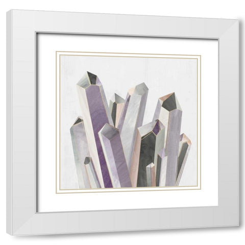 Healing I White Modern Wood Framed Art Print with Double Matting by PI Studio