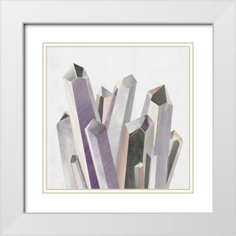 Healing I White Modern Wood Framed Art Print with Double Matting by PI Studio