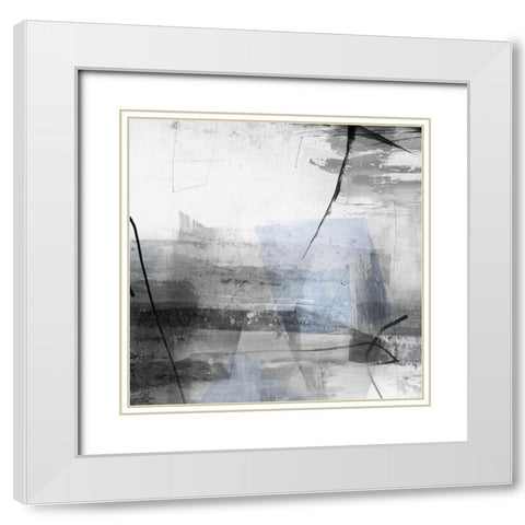 Grounded III  White Modern Wood Framed Art Print with Double Matting by PI Studio