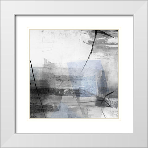 Grounded III  White Modern Wood Framed Art Print with Double Matting by PI Studio