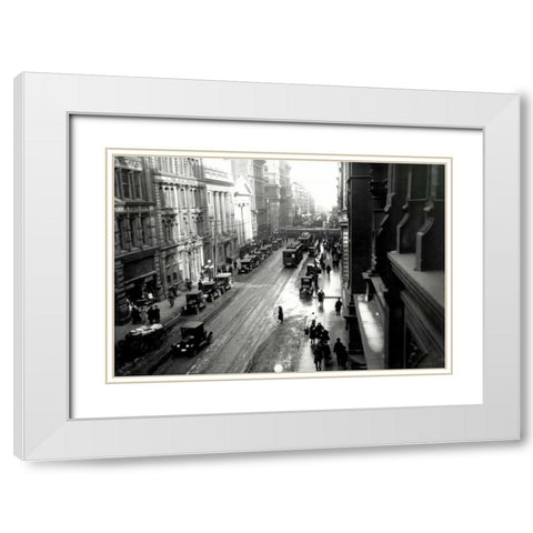 King and John White Modern Wood Framed Art Print with Double Matting by PI Collection