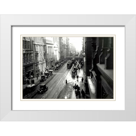 King and John White Modern Wood Framed Art Print with Double Matting by PI Collection