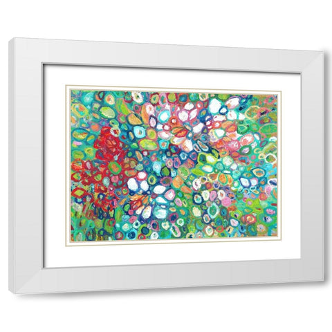 Through the Prism White Modern Wood Framed Art Print with Double Matting by Kelly, Rea