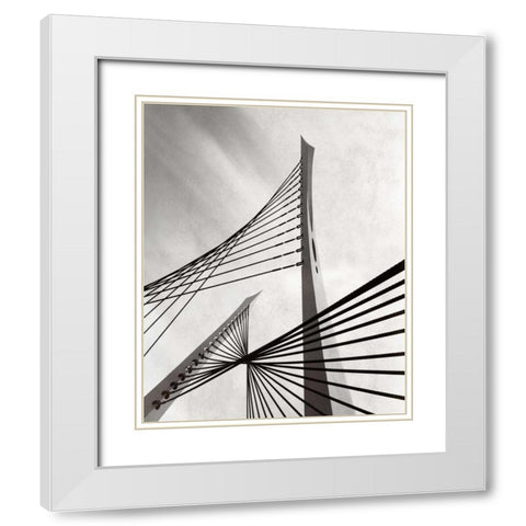 Conv White Modern Wood Framed Art Print with Double Matting by Cotter, Rick