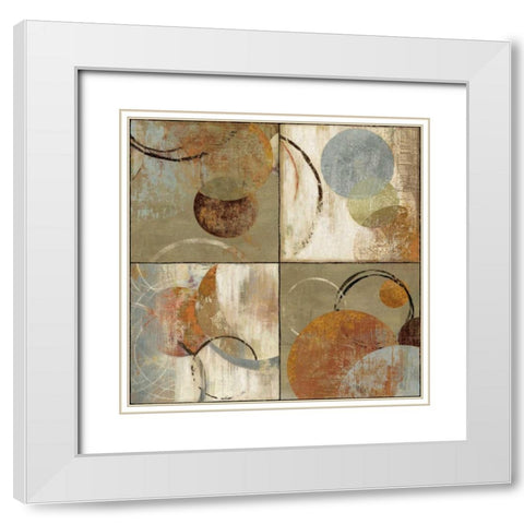 Collision White Modern Wood Framed Art Print with Double Matting by Reeves, Tom