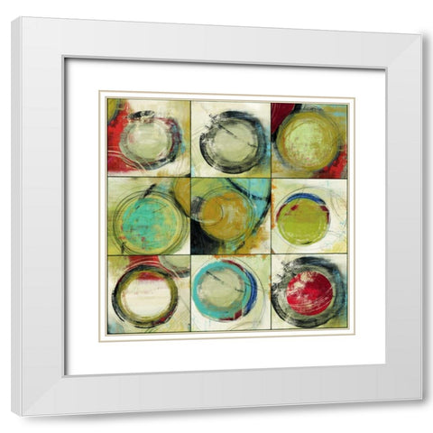 Lets Go White Modern Wood Framed Art Print with Double Matting by Reeves, Tom