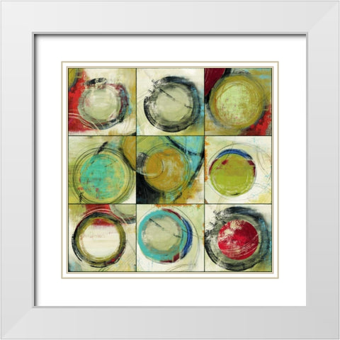 Lets Go White Modern Wood Framed Art Print with Double Matting by Reeves, Tom