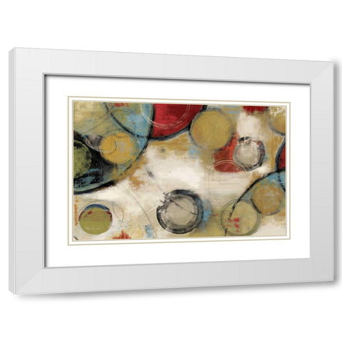 Elements White Modern Wood Framed Art Print with Double Matting by Reeves, Tom