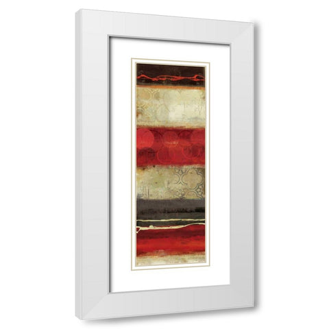 Bells and Whistles I - Mini White Modern Wood Framed Art Print with Double Matting by Reeves, Tom