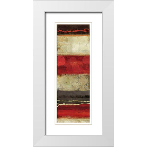 Bells and Whistles I - Mini White Modern Wood Framed Art Print with Double Matting by Reeves, Tom