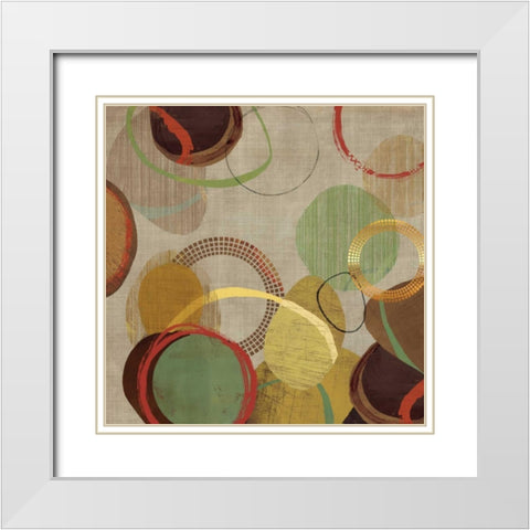 Crash I White Modern Wood Framed Art Print with Double Matting by Reeves, Tom