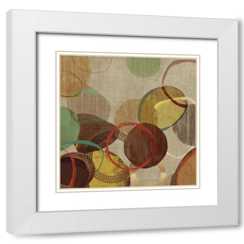 Crash II White Modern Wood Framed Art Print with Double Matting by Reeves, Tom
