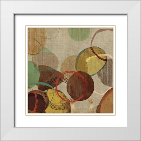 Crash II White Modern Wood Framed Art Print with Double Matting by Reeves, Tom