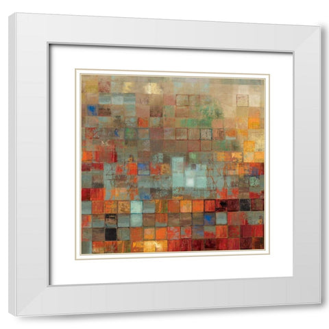 Organized White Modern Wood Framed Art Print with Double Matting by Reeves, Tom