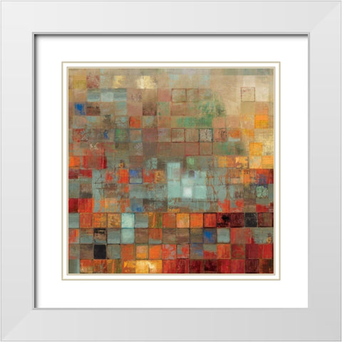 Organized White Modern Wood Framed Art Print with Double Matting by Reeves, Tom