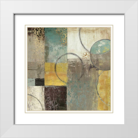 Peace of Mind II White Modern Wood Framed Art Print with Double Matting by Reeves, Tom